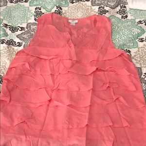 Pink Sleeveless Blouse